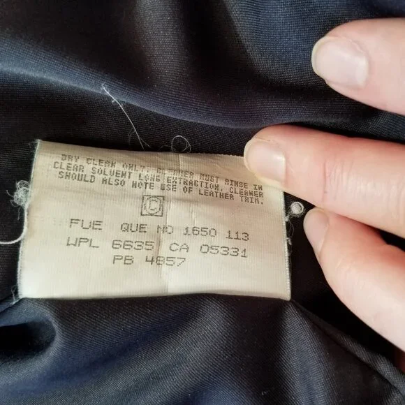 ✅VTG Woolrich Chore Jacket Women's LARGE Blue/Grey Aztec Southwest Wool✅STAINING - Picture 9 of 16